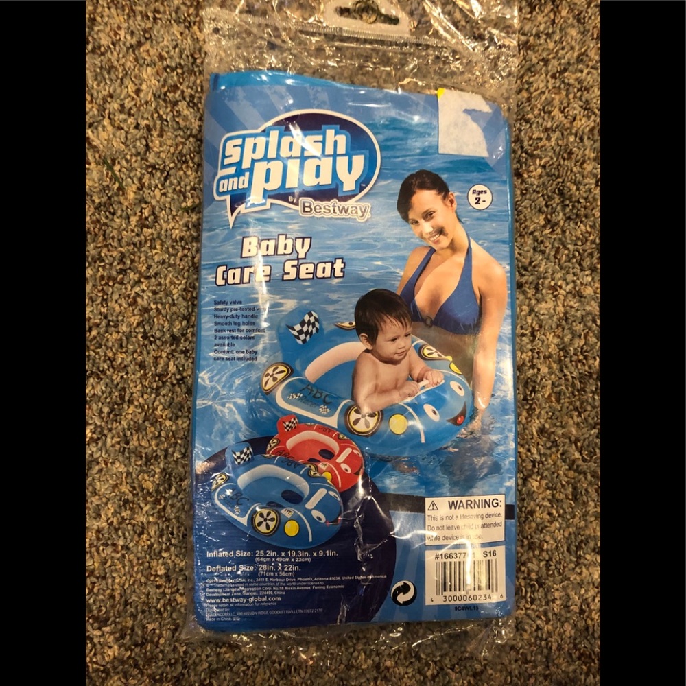New baby pool float toy - unopened swim item